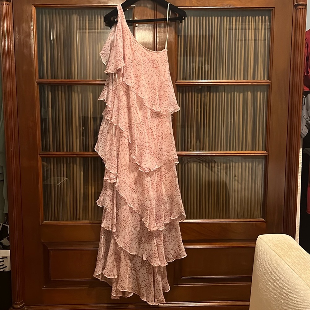 Silk maxi dress from Romania